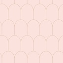 Papel tapiz art deco rosa suave y oro 156139201 156-139201