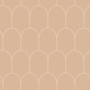 Papel tapiz art deco rosa melocotón y oro 156139216 156-139216