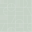 Papel tapiz art deco menta verde y blanco 156139209 156-139209