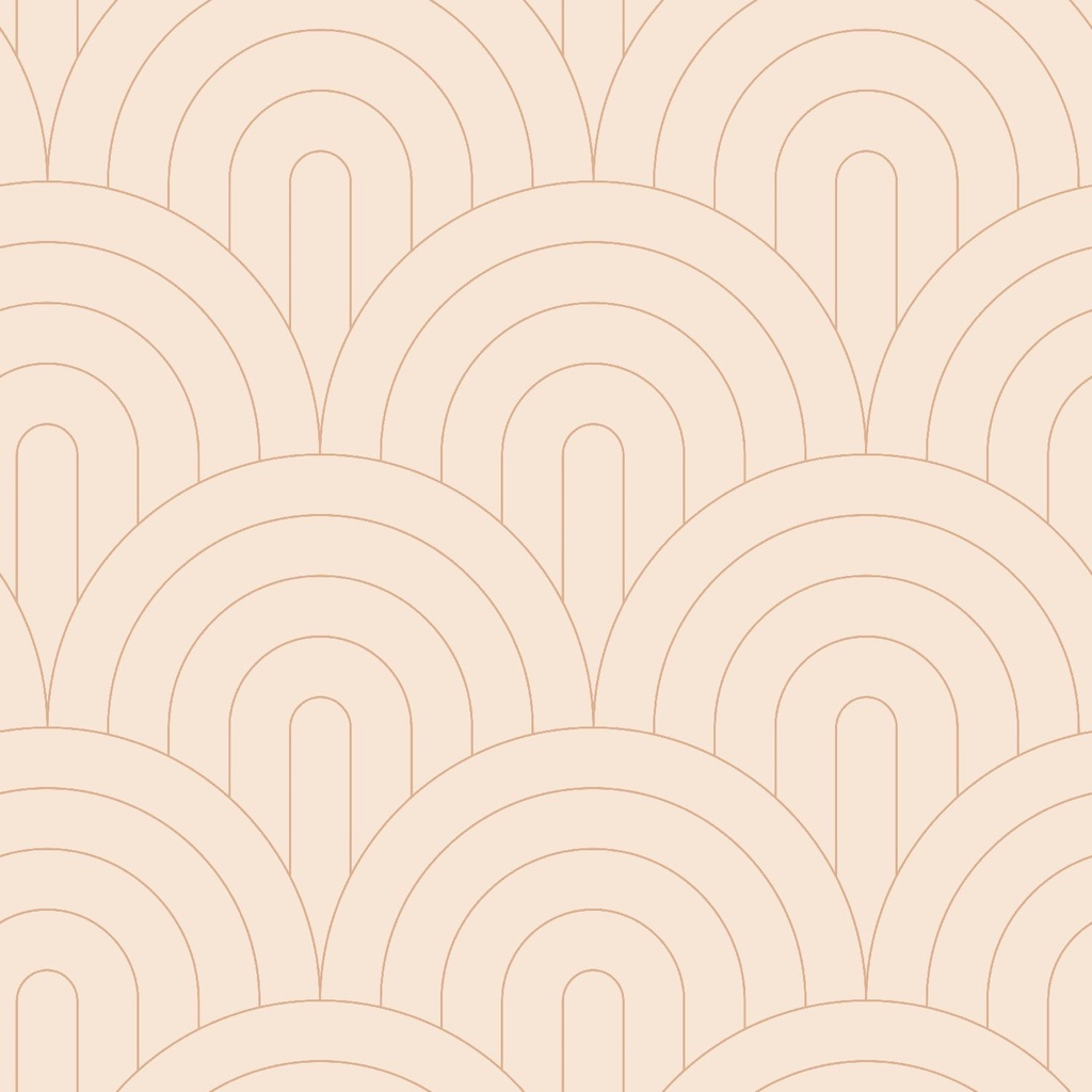 Papel tapiz art deco rosa melocotón claro y oro rosa 156139216 156-139216