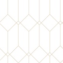 Papel tapiz art deco blanco y oro 156139223 156-139223