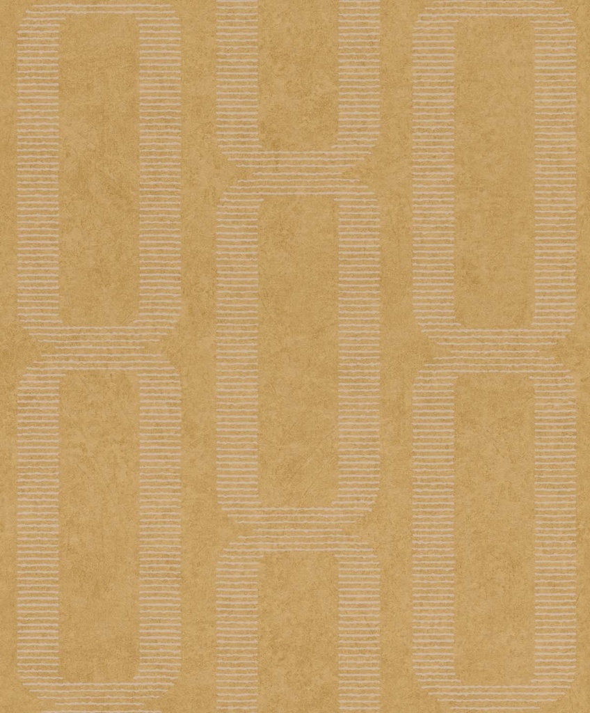 Papel Tapiz Emil & Hugo Colección Linen House CUBE GOLDEN YELLOW 301846