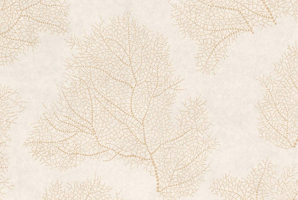Papel Tapiz Emil & Hugo Colección Moana Corallium Cream & Light Gold 300498