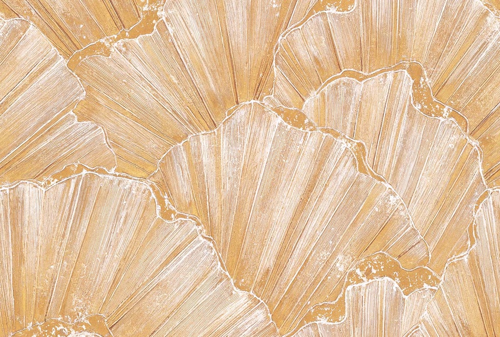 Papel Tapiz Emil & Hugo Colección Moana TRIDACNA GOLD 2,65M X 2,65M 300962