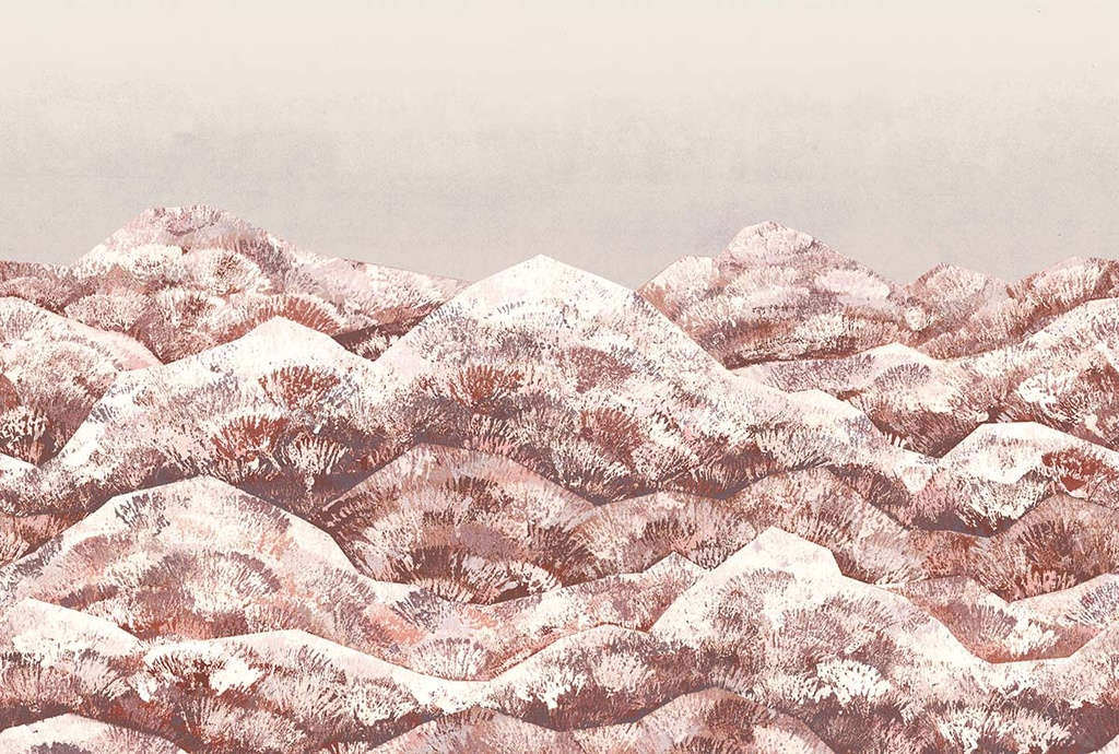 Mural Emil & Hugo Colección Moana ATLANTIS CORAL RED 2,65M X 2,65M 300993