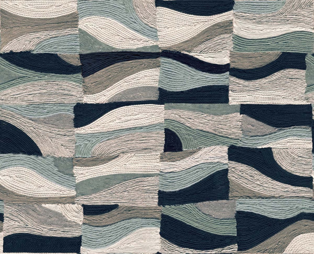 Mural EMIL & HUGO Bloomsbury TEXTIL ART BLUE 3,18M X 2,65M 302942