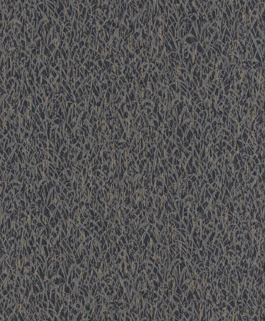 Papel Tapiz Emil & Hugo Colección Samoa TARO ANTHRAZIT & GOLD 300252