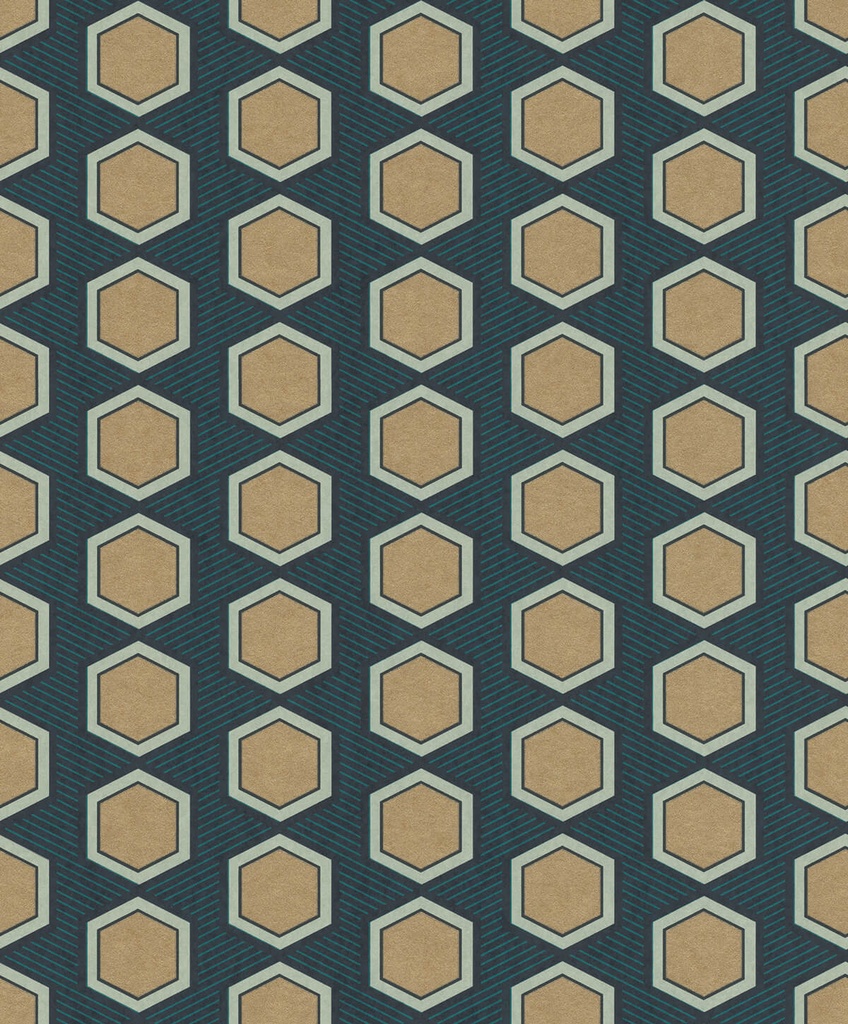 Papel Tapiz Emil & Hugo Colección Sensai HANIKAMU EMERALD & GOLD 297842