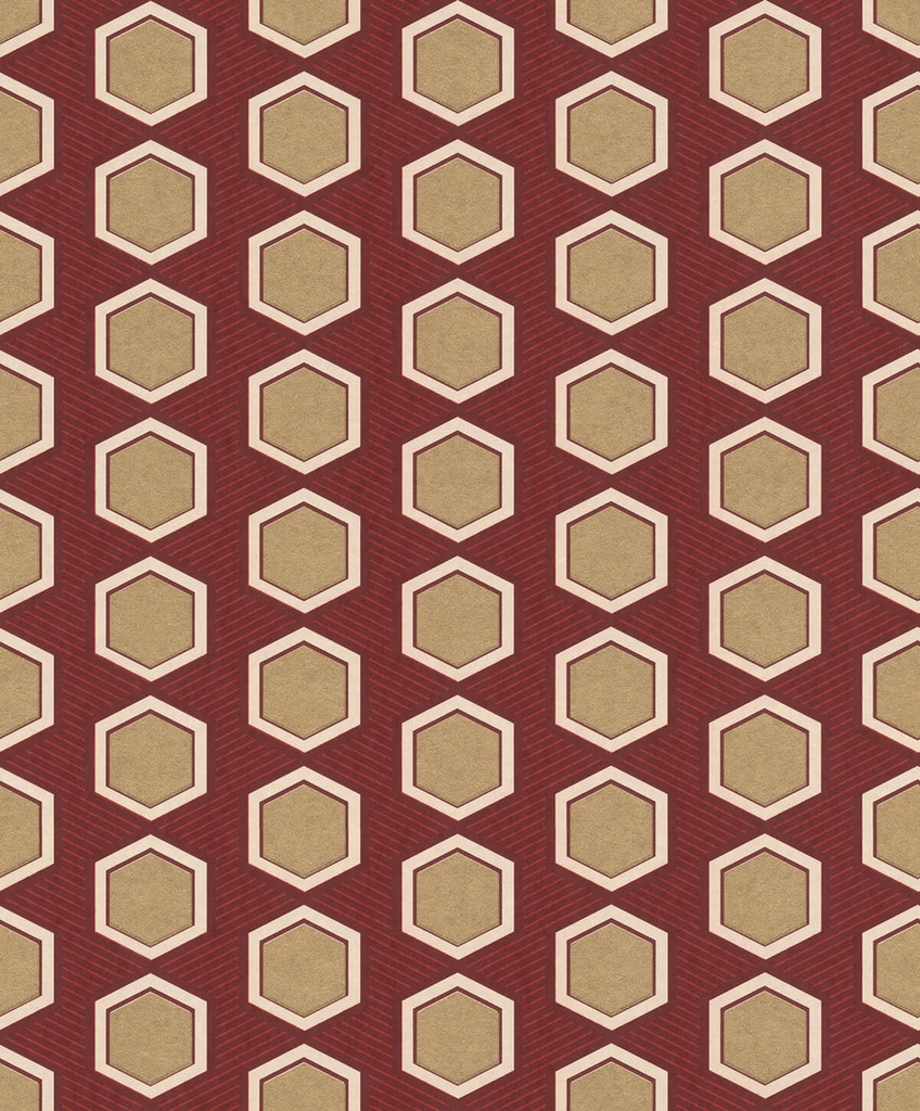 Papel Tapiz Emil & Hugo Colección Sensai HANIKAMU CAPSICUM RED & GOLD 297859
