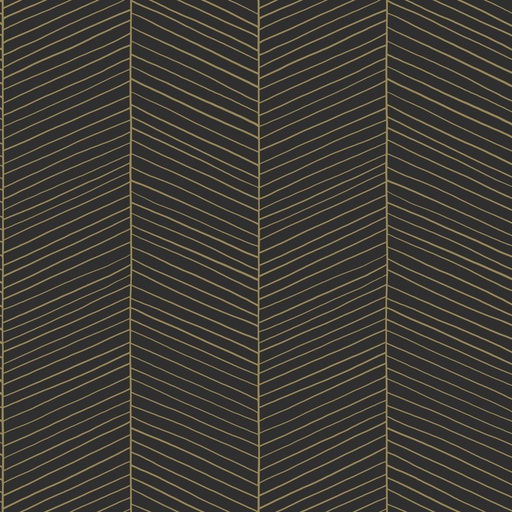[139136] Papel tapiz chevron negro y oro 154139136 154-139136