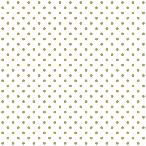 [139113] Papel tapiz puntos lunares blanco y oro brillante claro 156139113 156-139113