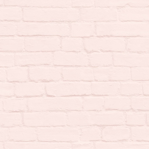 [139191] Papel tapiz pared de ladrillos rosa suave 156139191 156-139191
