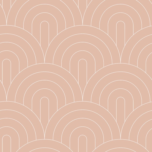 [139218] Papel tapiz art deco rosa melocotón 156139218 156-139218