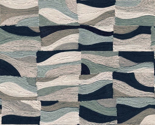 [302904] Mural EMIL & HUGO Bloomsbury TEXTIL ART BLUE 3,71MX 3,00M 302904