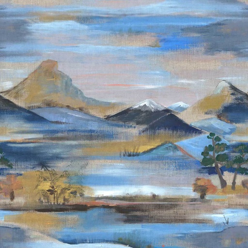 [300412] Mural Emil & Hugo Colección Samoa MATAVANU BLUE 300412